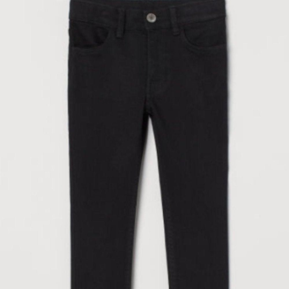 H&M Boy's Skinny Jeans in Black Size 6X NWT